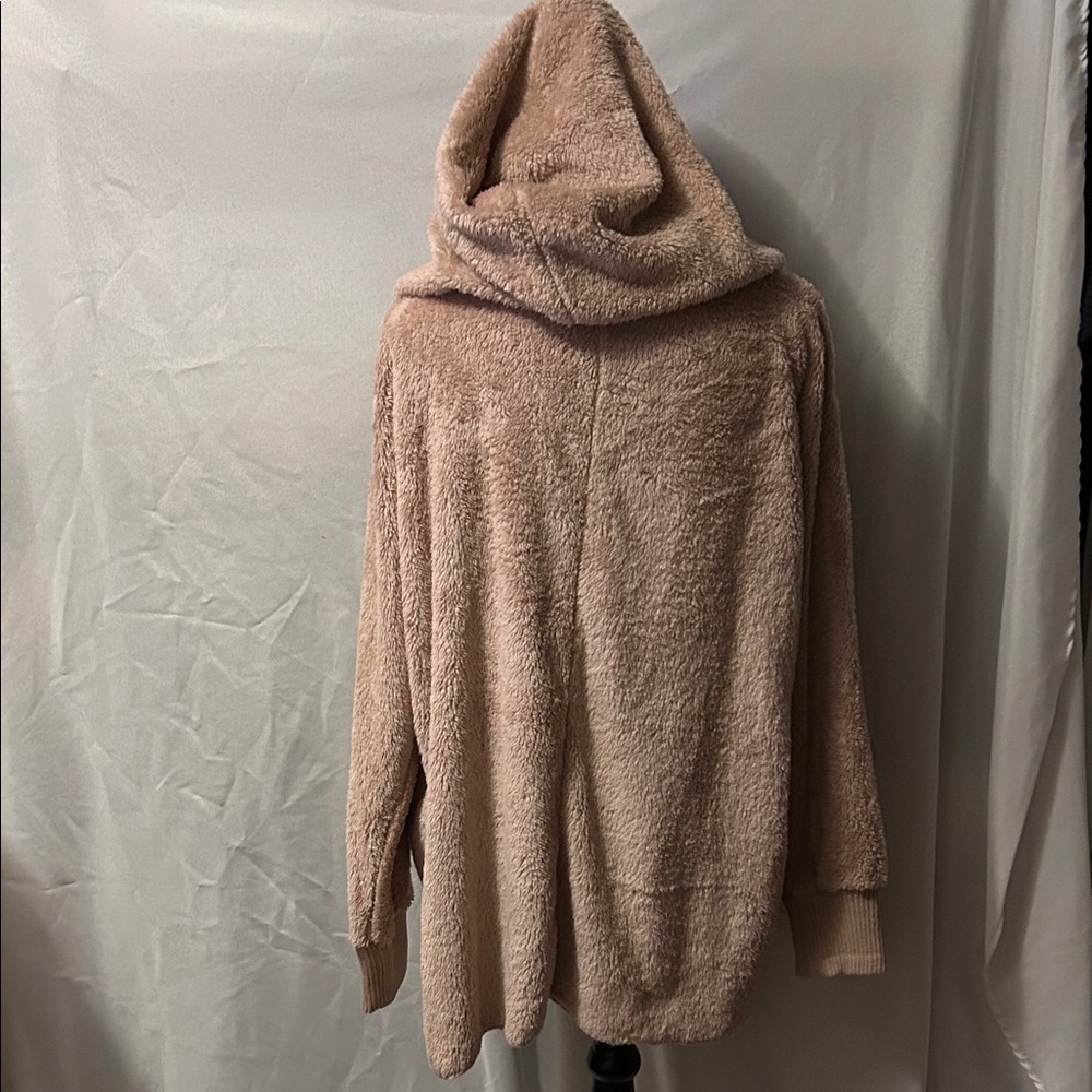 Cozy Pink Hooded Women's Jacket - Picture 6 of 6